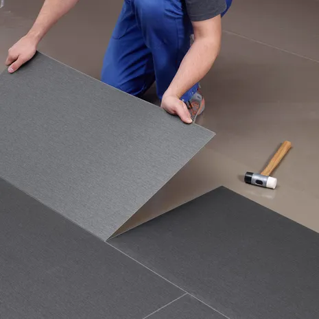 wineo Designboden wineo Designboden Grau Klickverbindung Handwerker